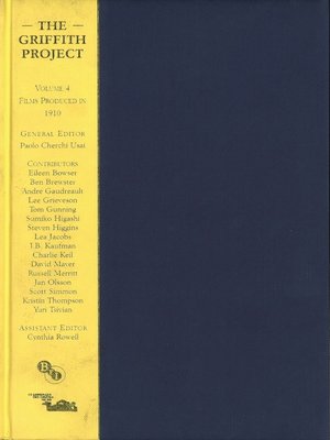 cover image of The Griffith Project, Volume 4
